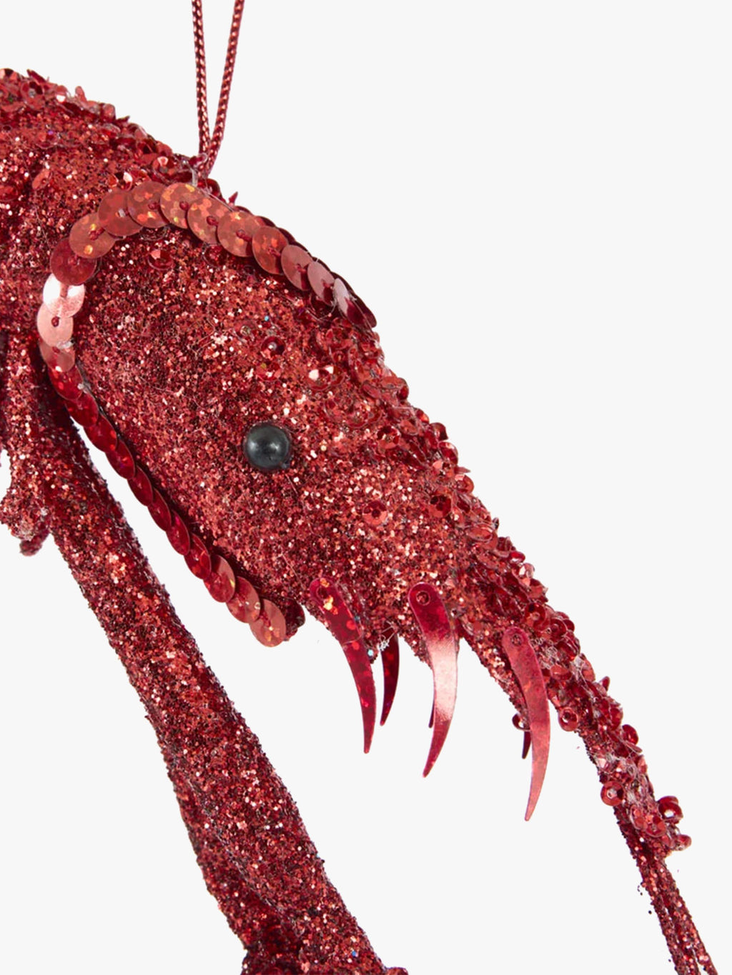 Lester Glitter Prawn in Red
