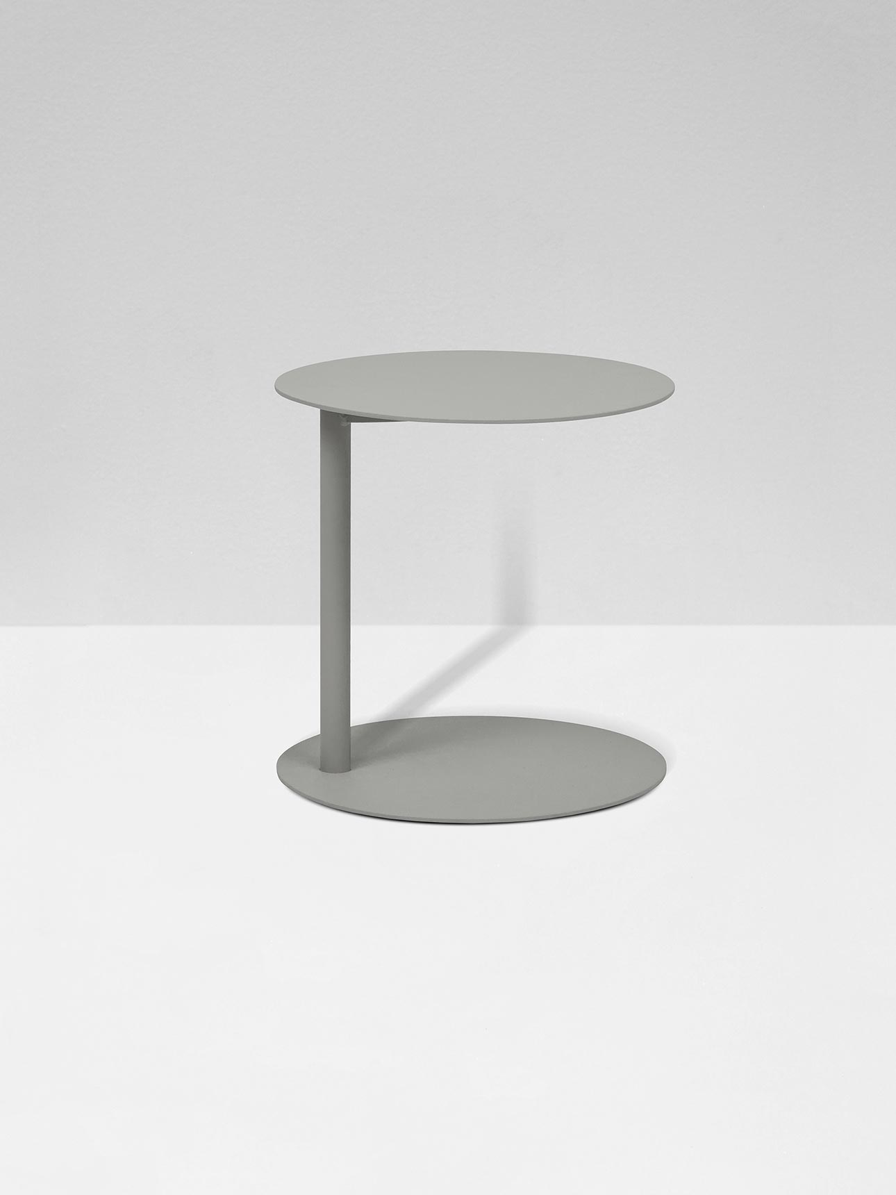 Aperto Ali Round Side Table in Grey