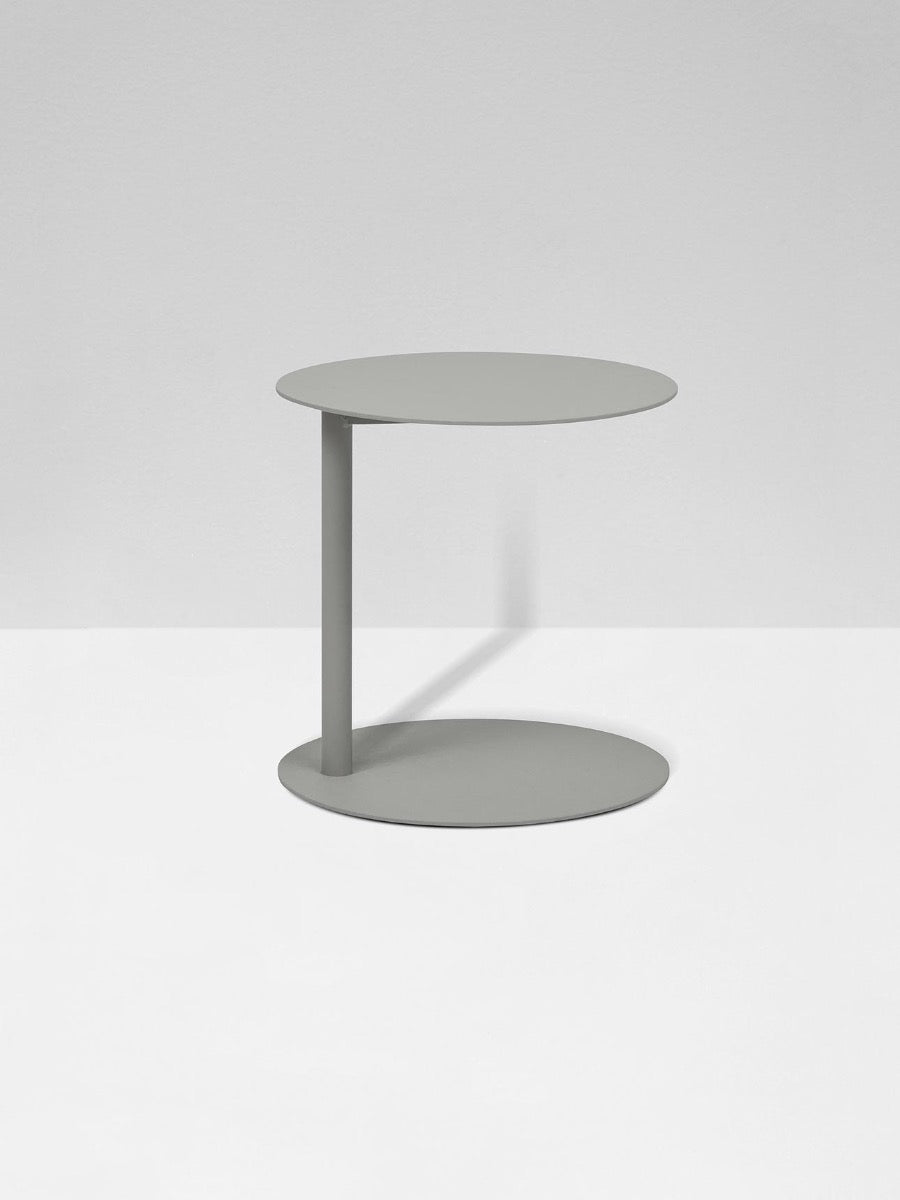 Aperto Ali Round Side Table in Grey