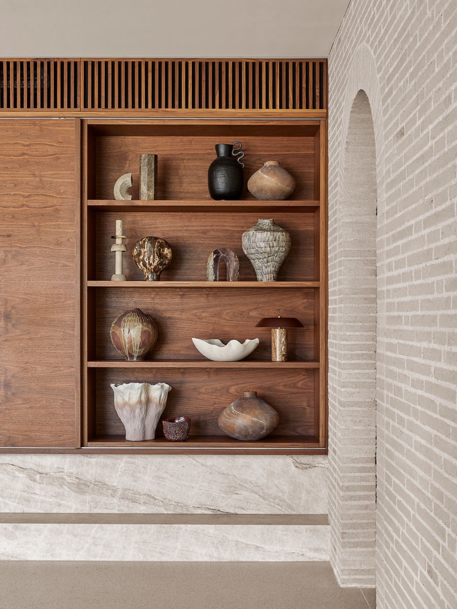 Boden Birch Vase in Sand Dune
