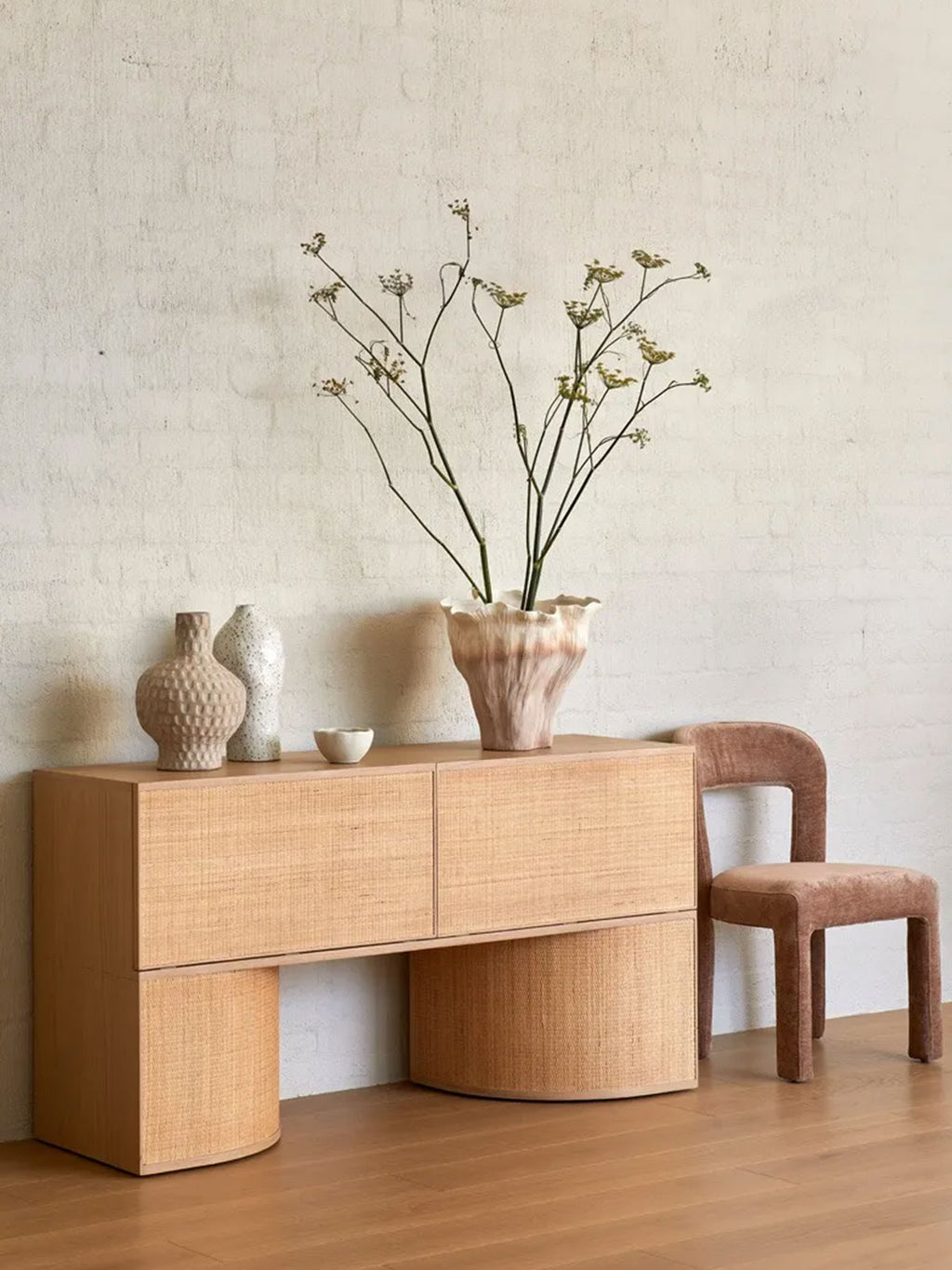 Forme Lennon Low Vase in Ombre Savanna