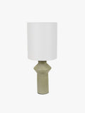 Lorne Post Table Lamp in Sage & Ivory