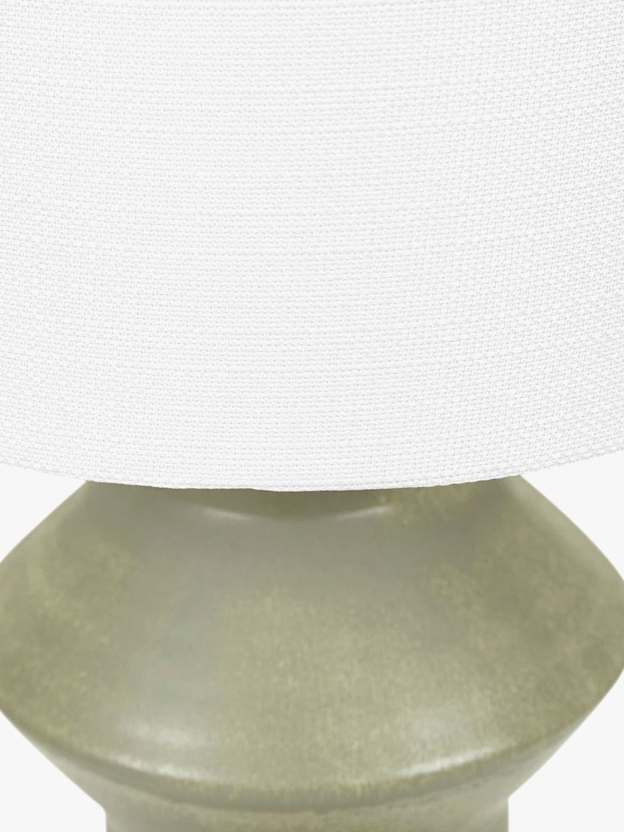 Lorne Post Table Lamp in Sage & Ivory