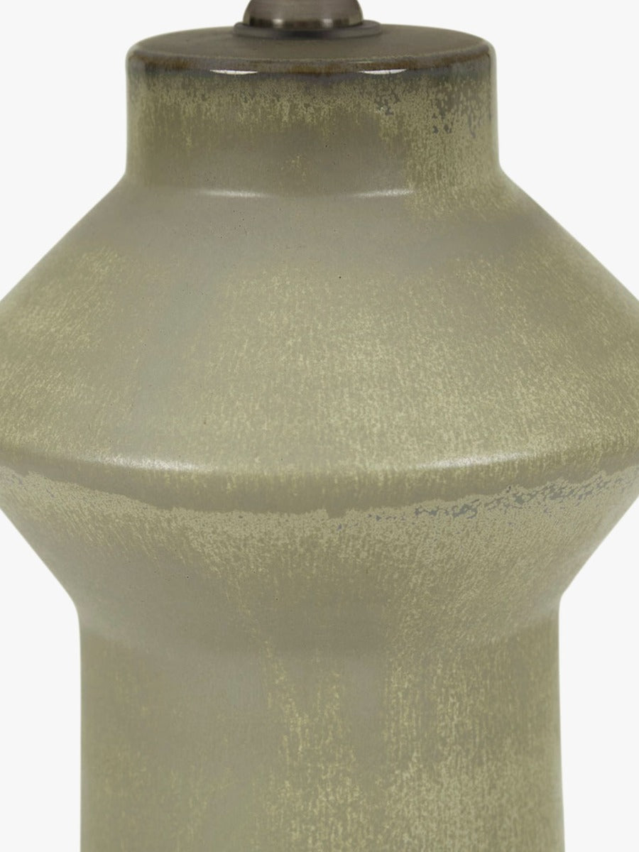 Lorne Post Table Lamp in Sage & Ivory