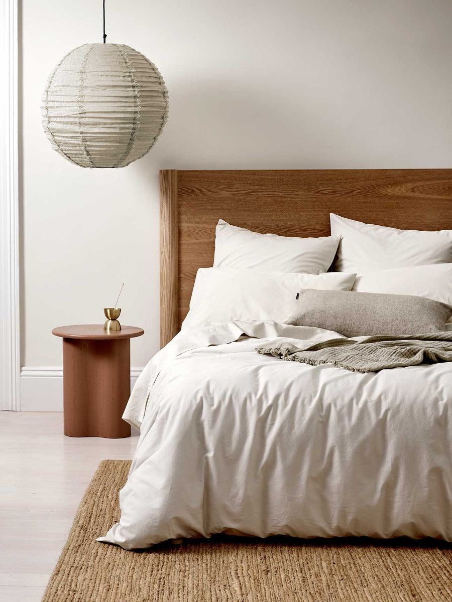 Halo Organic Cotton European Pillowcase in Sand