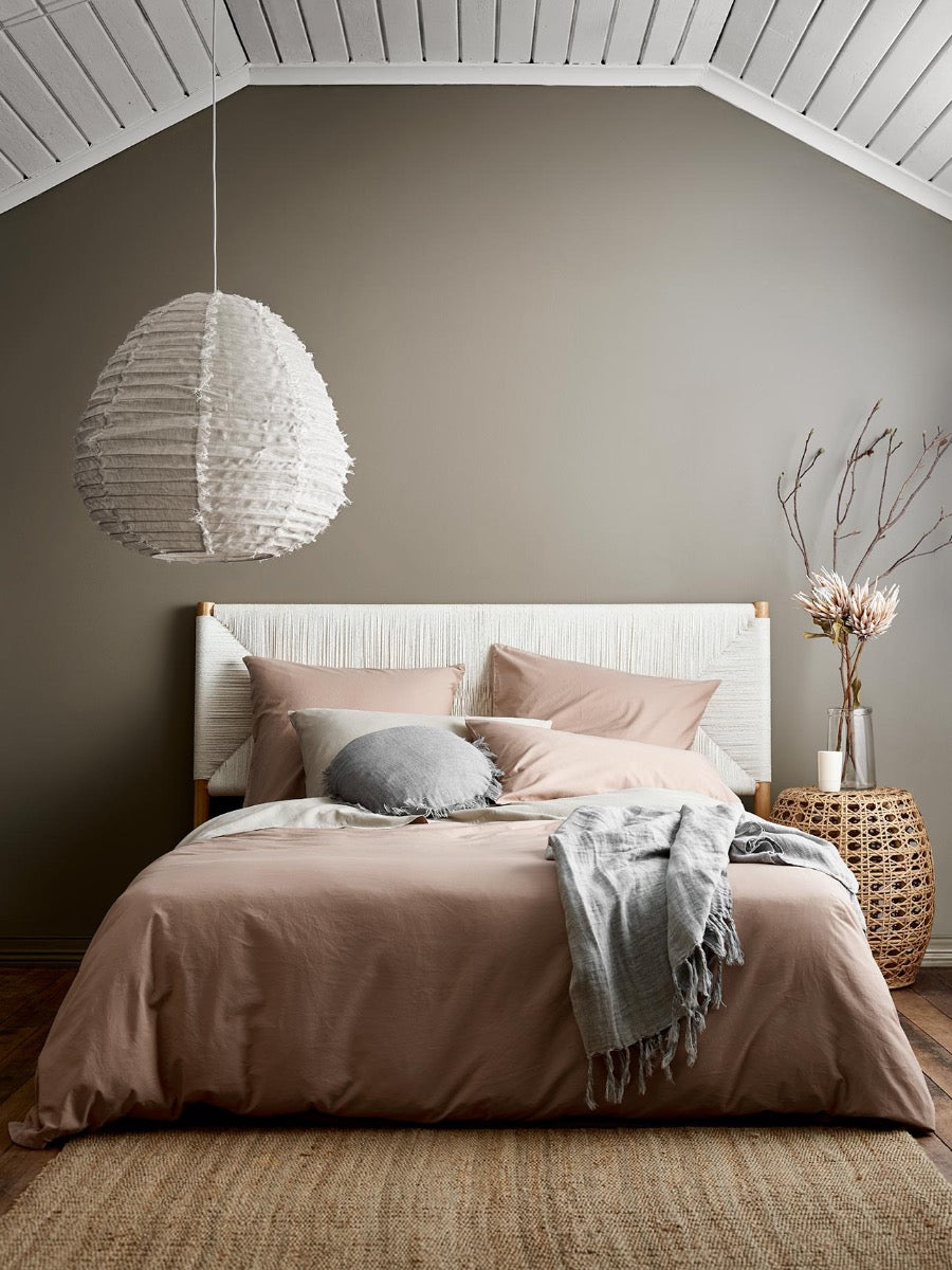 Halo Organic Cotton Standard Pillowcase in Rosewater