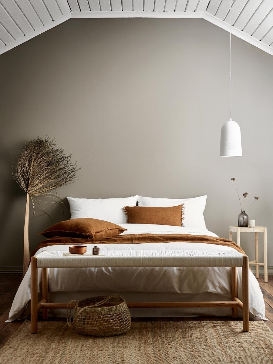 Halo Organic Cotton Standard Pillowcase in White