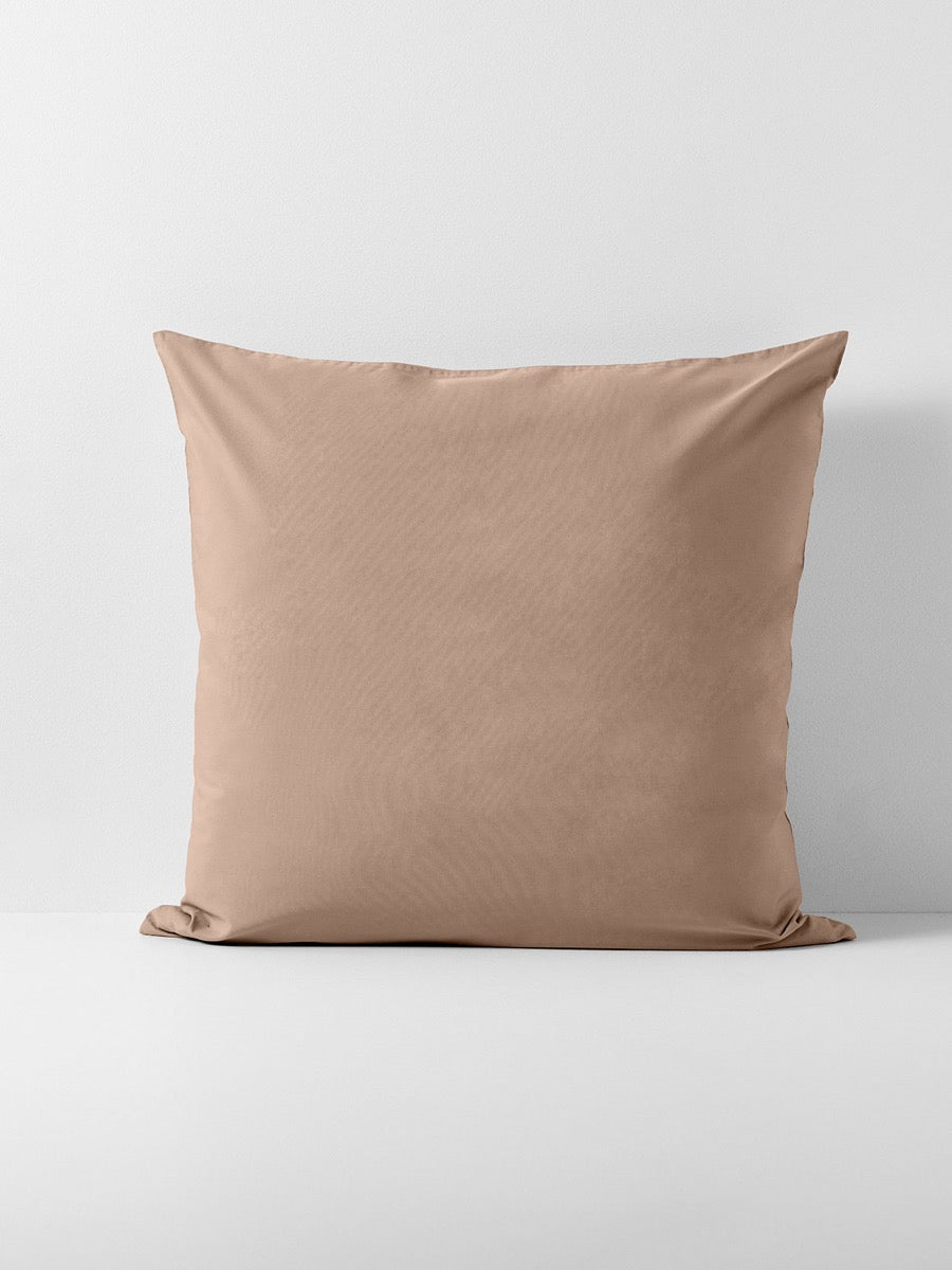 Halo Organic Cotton European Pillowcase in Rosewater
