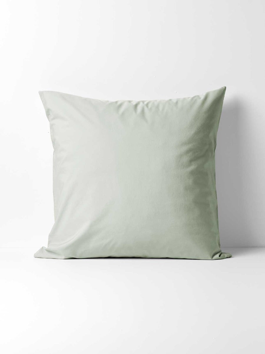 Halo Organic Cotton European Pillowcase in Peppermint