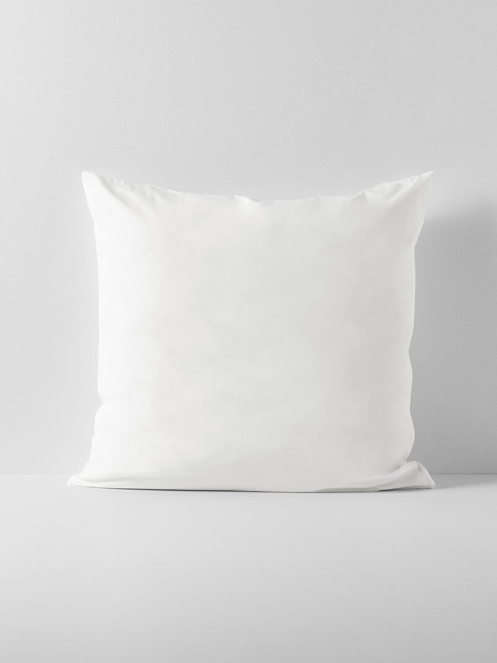 Halo Organic Cotton European Pillowcase in White
