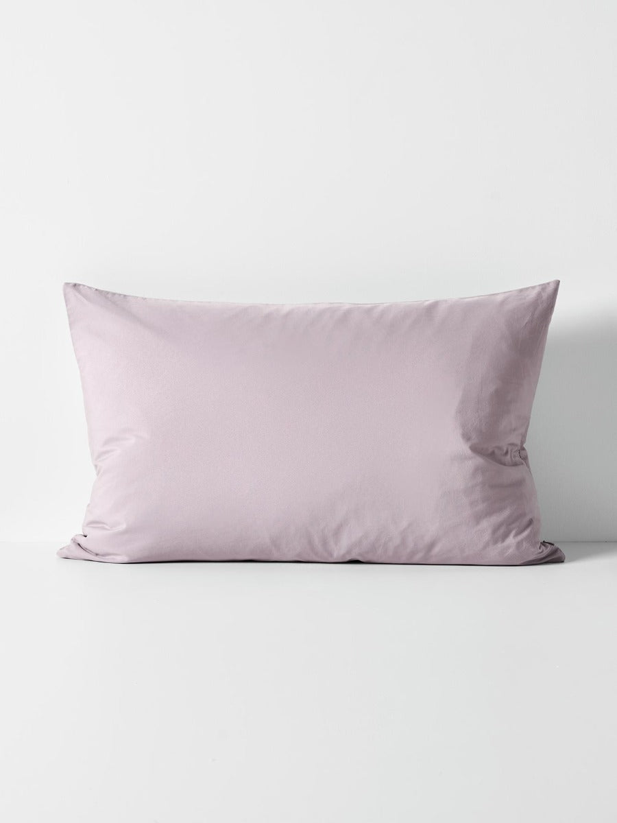 Halo Organic Cotton Standard Pillowcase in Dusk