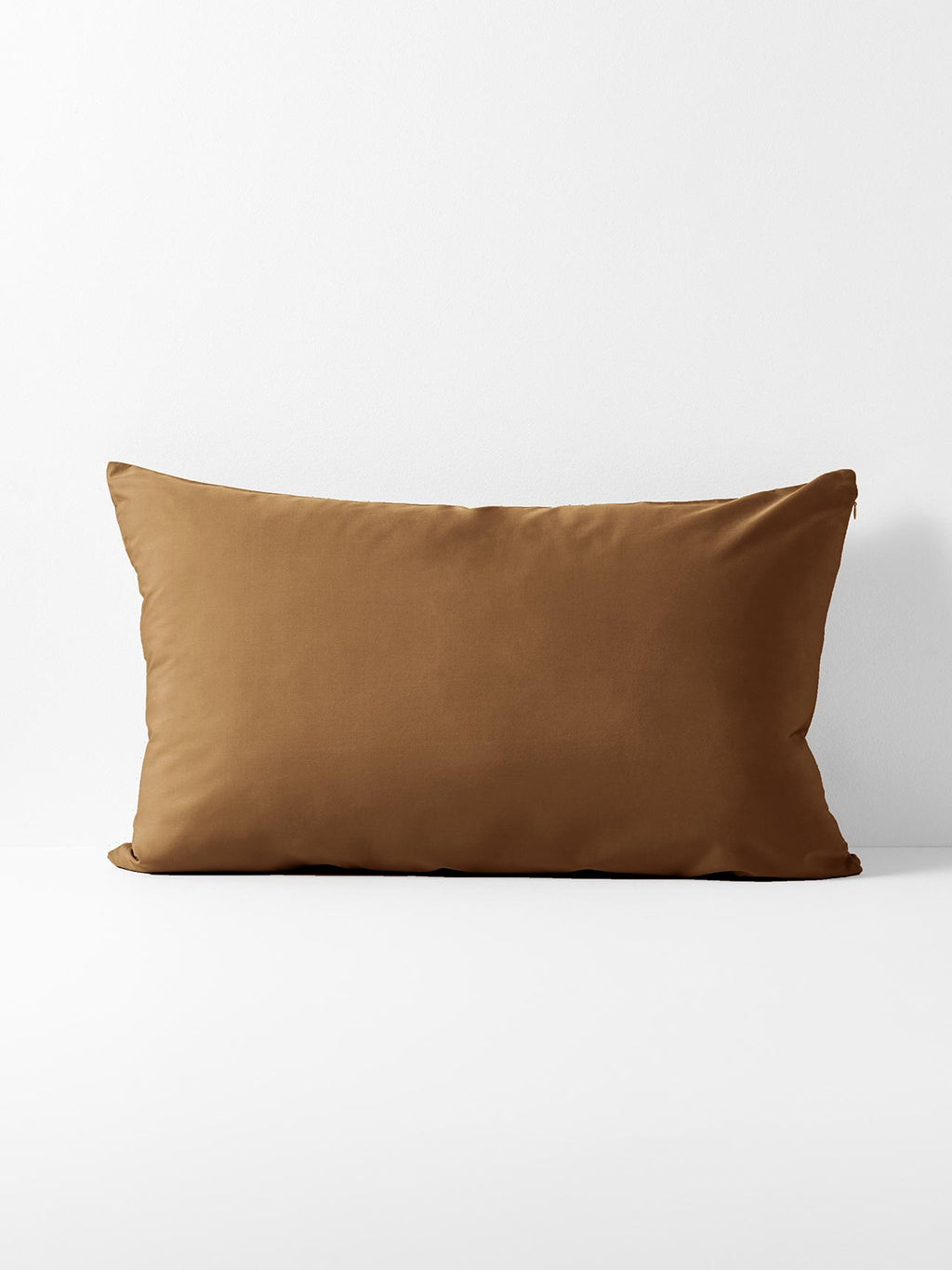 Halo Organic Cotton Standard Pillowcase in Nutmeg
