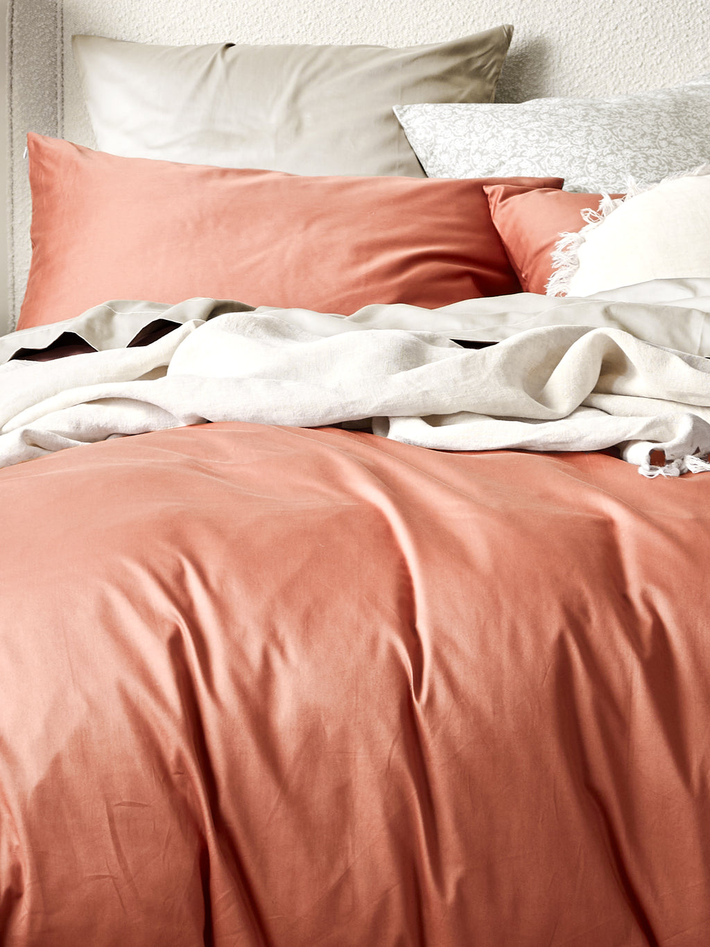 Halo Organic Cotton European Pillowcase in Cedarwood