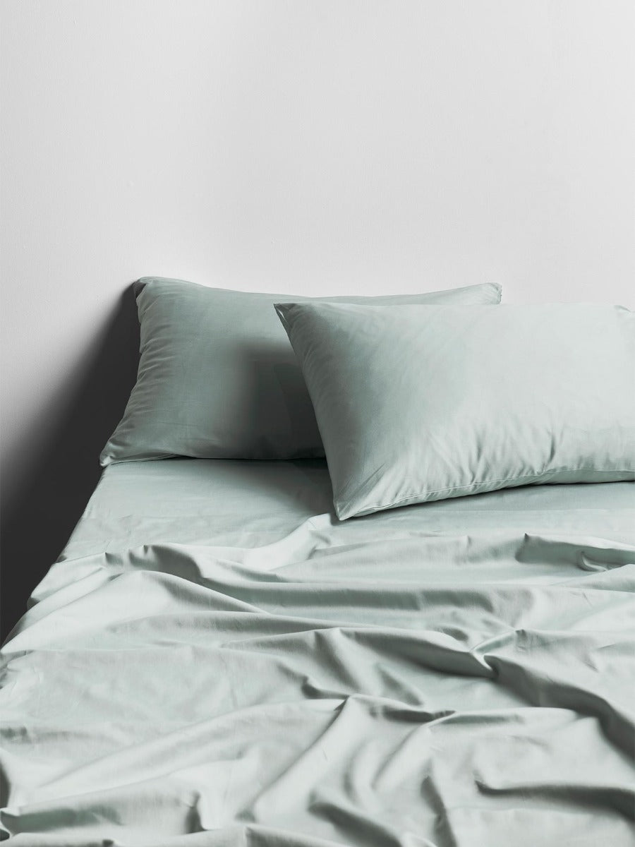 Halo Organic Cotton Sheet Set in Mist
