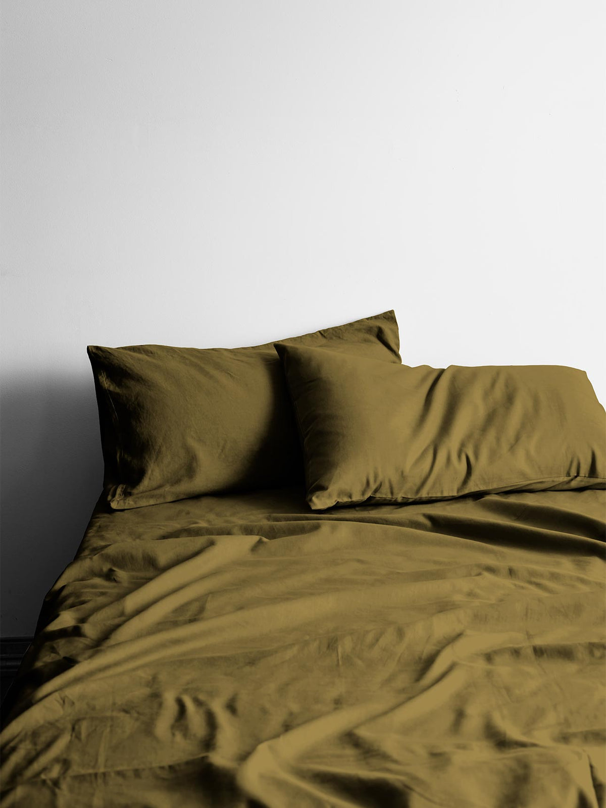 Halo Organic Cotton Standard Pillowcase in Khaki
