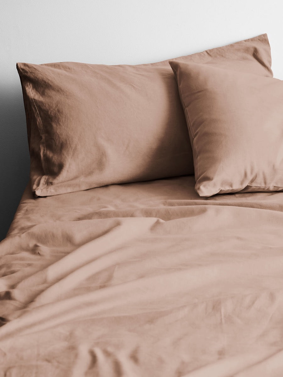 Halo Organic Cotton Sheet Set in Rosewater