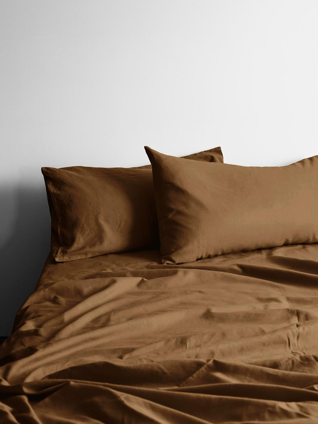 Halo Organic Cotton Sheet Set in Nutmeg