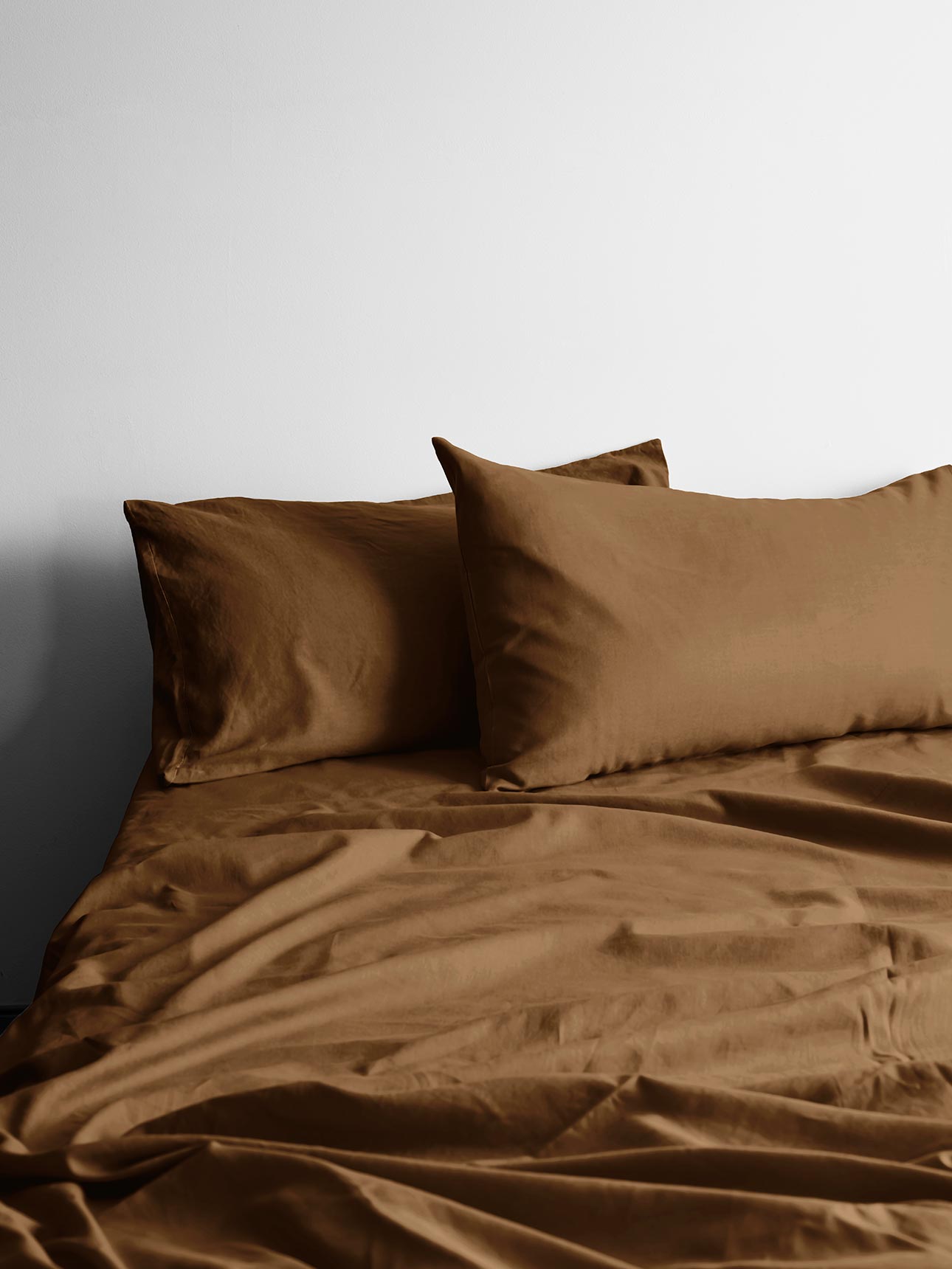 Halo Organic Cotton Sheet Set in Nutmeg