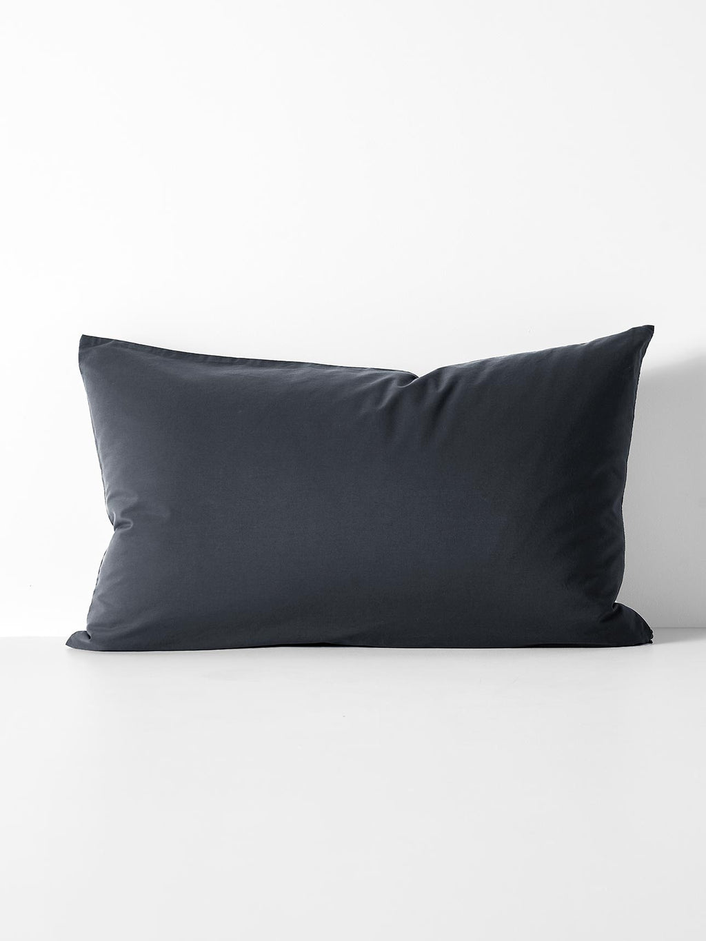 Halo Organic Cotton Standard Pillowcase in Steel