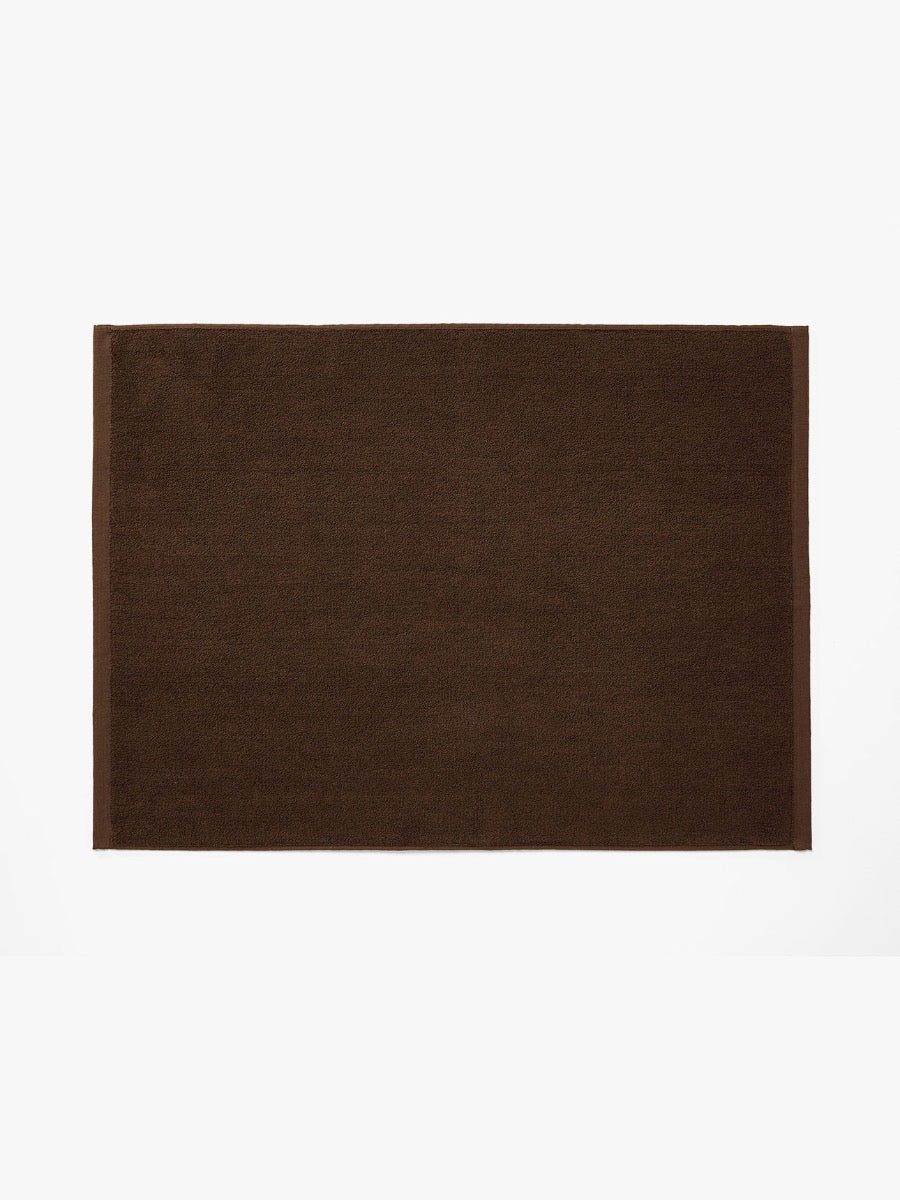 Haven Australian Cotton Bath Mat in Chocolate