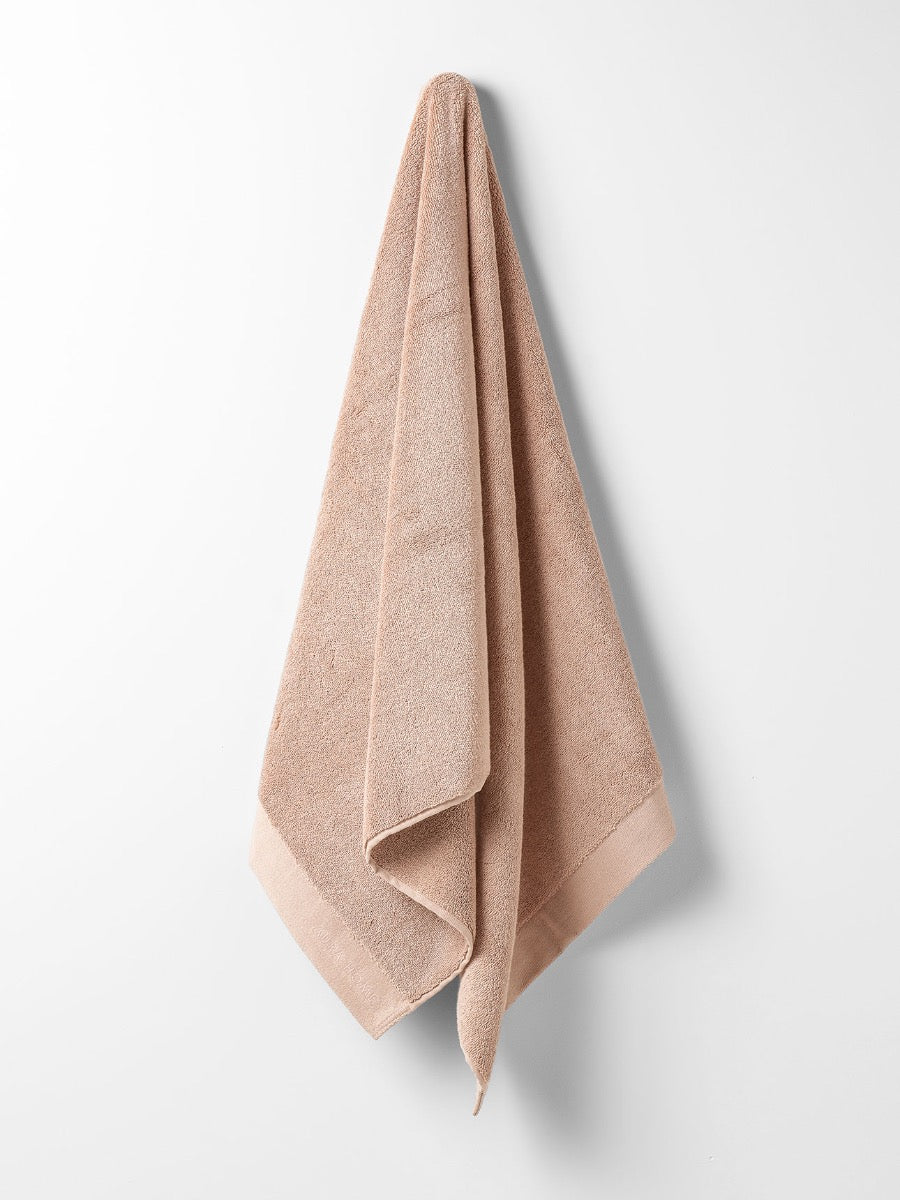 Haven Australian Cotton Bath Sheet in Shell