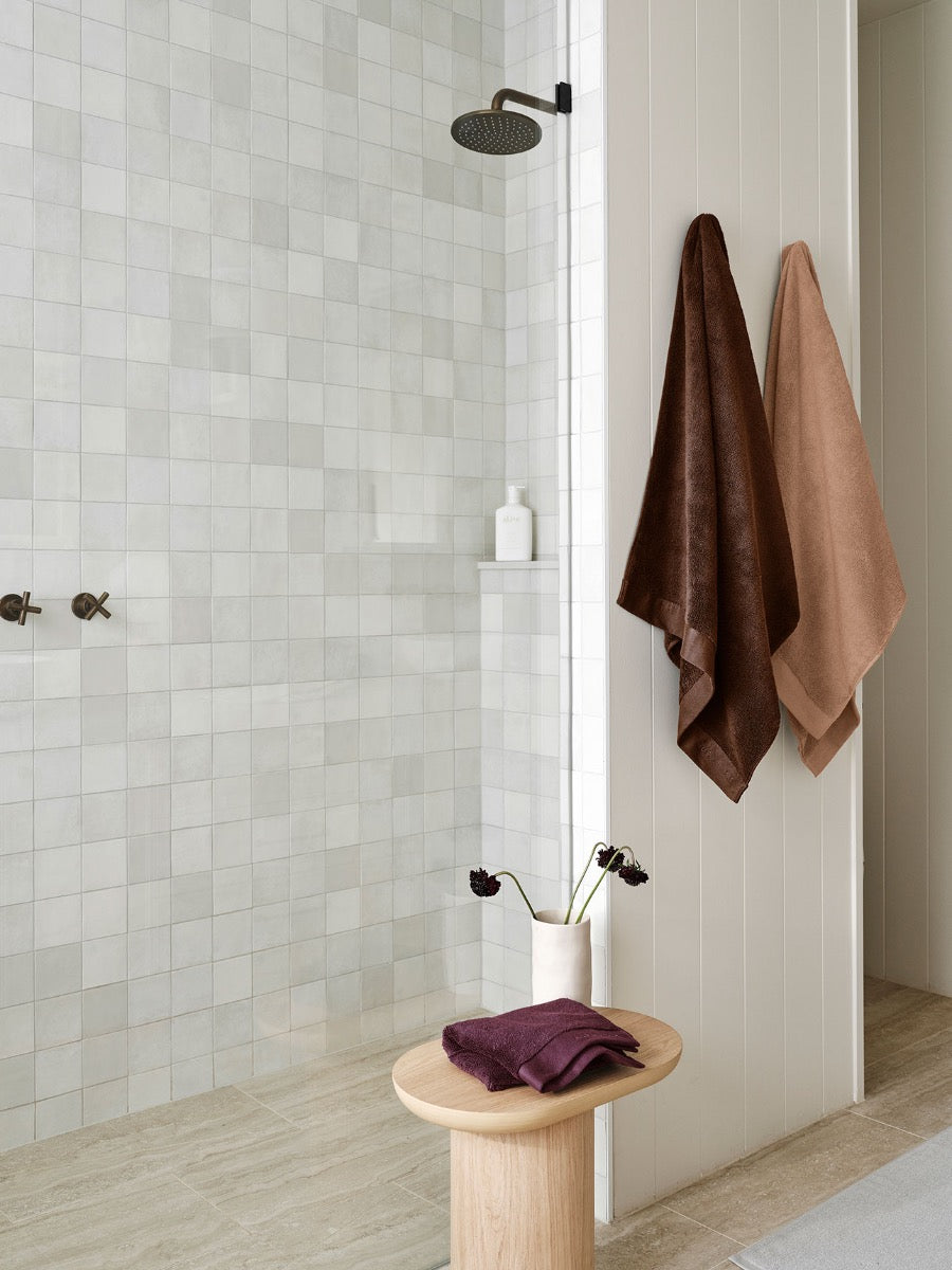 Haven Australian Cotton Bath Towel in Chocolate