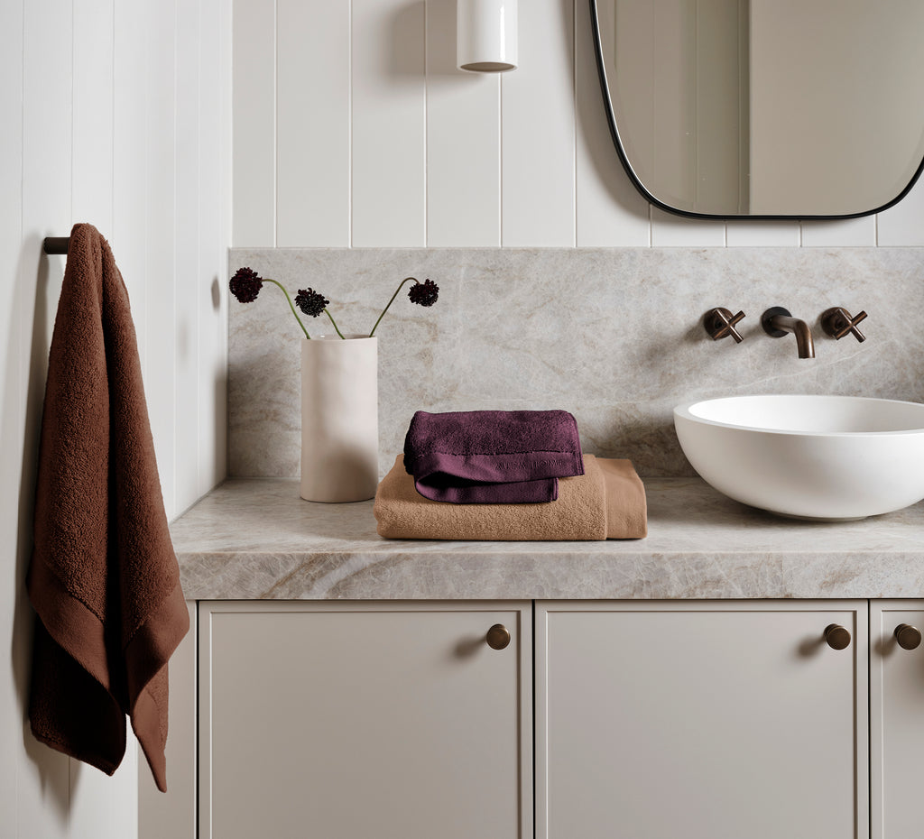 Haven Australian Cotton Bath Towel in Pecan