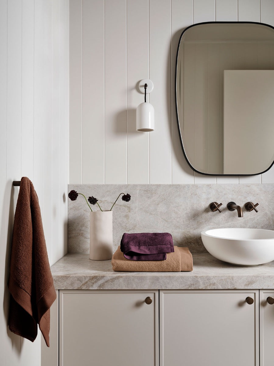 Haven Australian Cotton Bath Towel in Mulberry