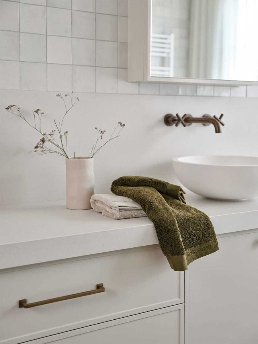 Haven Australian Cotton Hand Towel in Natural