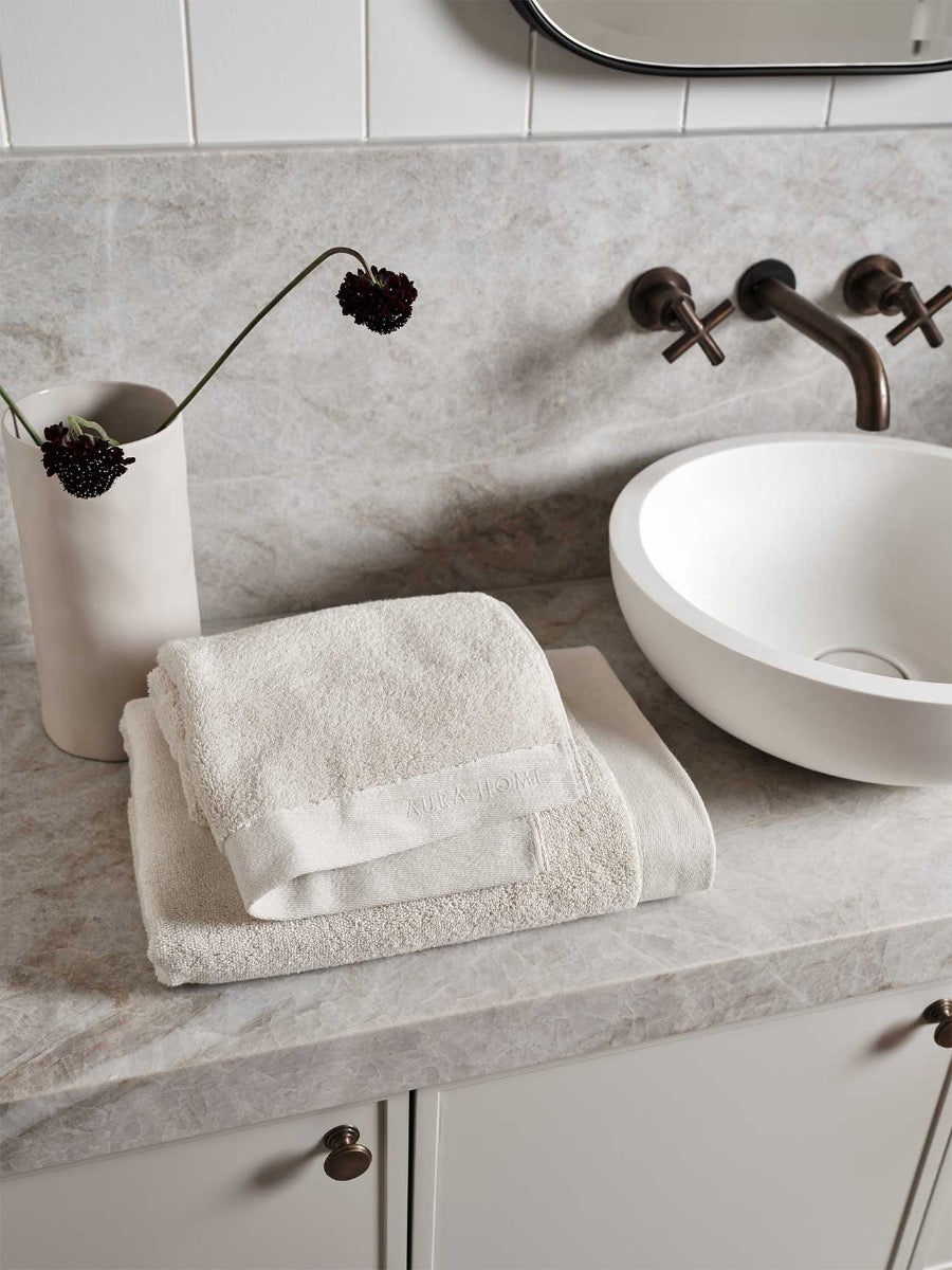 Haven Australian Cotton Bath Sheet in Sand