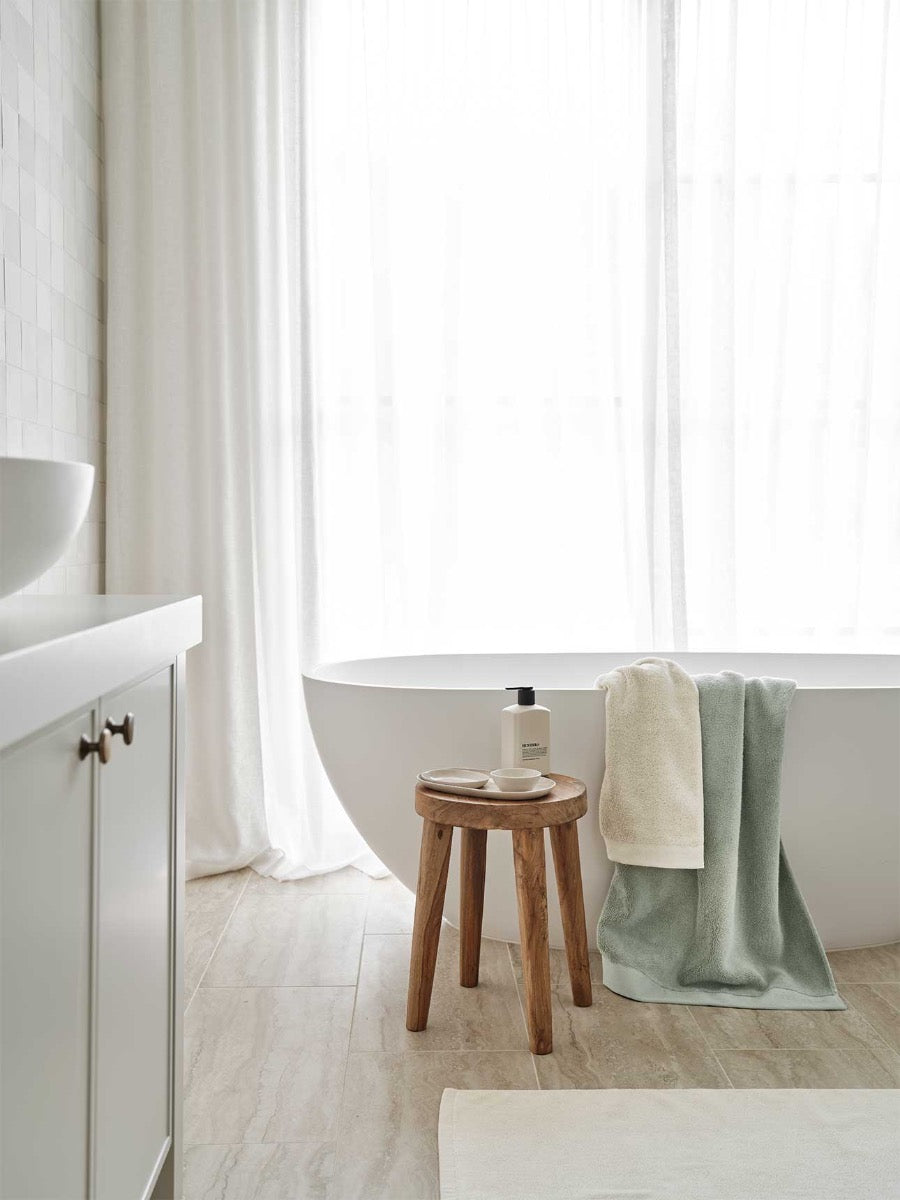 Haven Australian Cotton Bath Towel in Sage