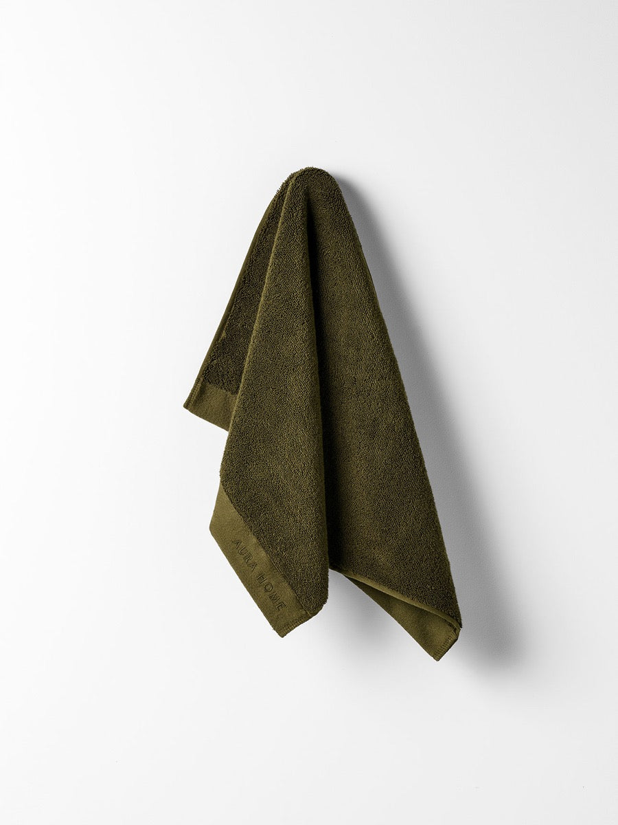 Haven Australian Cotton Towel Set in Khaki