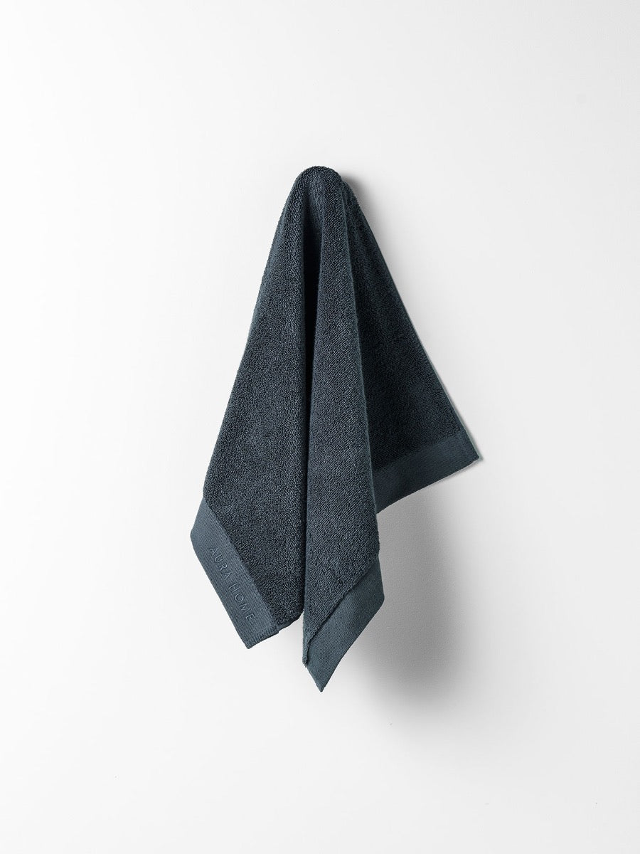 Haven Australian Cotton Hand Towel in Slate