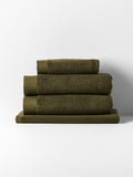 Haven Australian Cotton Towel Set in Khaki