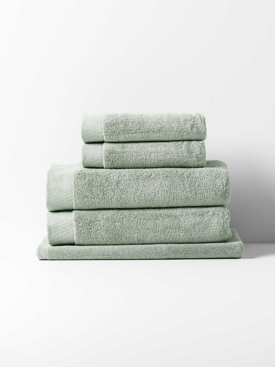 Haven Australian Cotton Bath Mat in Sage
