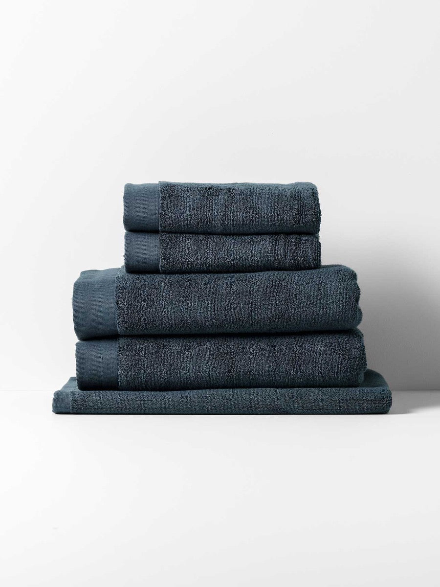 Haven Australian Cotton Bath Sheet in Slate