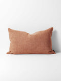 Arles Linen Rectangle Cushion in Hazelnut