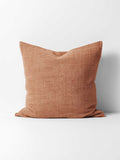 Arles Linen Square Cushion in Hazelnut