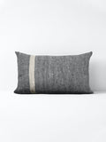 Herringbone Rectangle Cushion in Charcoal