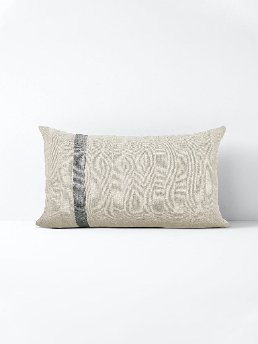 Herringbone Rectangle Cushion in Natural
