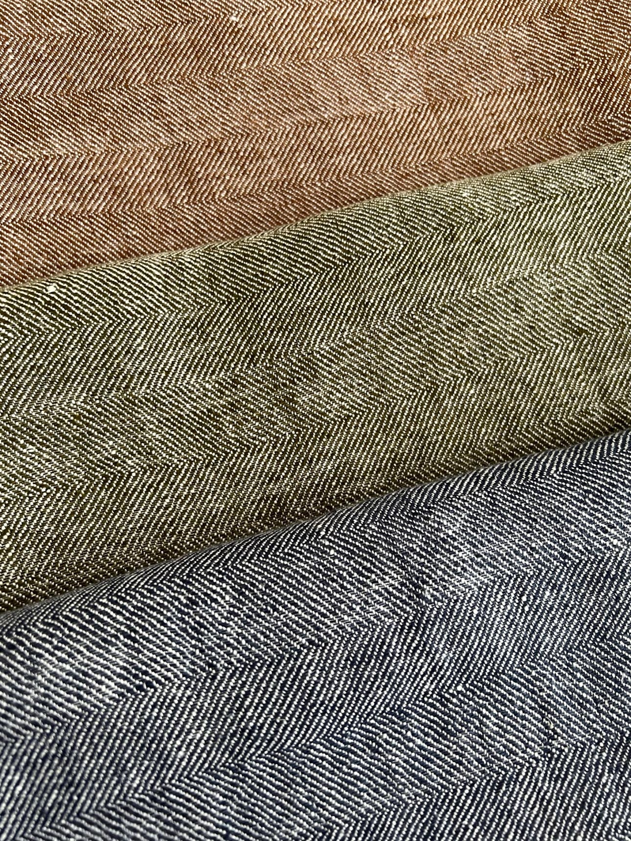 Herringbone Tea Towel in Charcoal