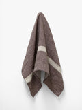 Herringbone Tea Towel in Plum
