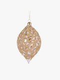 Elaborate Swirl Drop Bauble in Gold