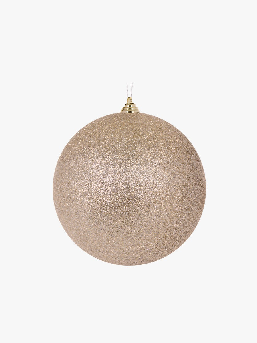 Champagne Glitter Bauble