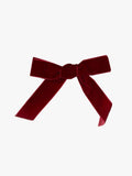 Burgundy Velvet Bows - 10 Pack