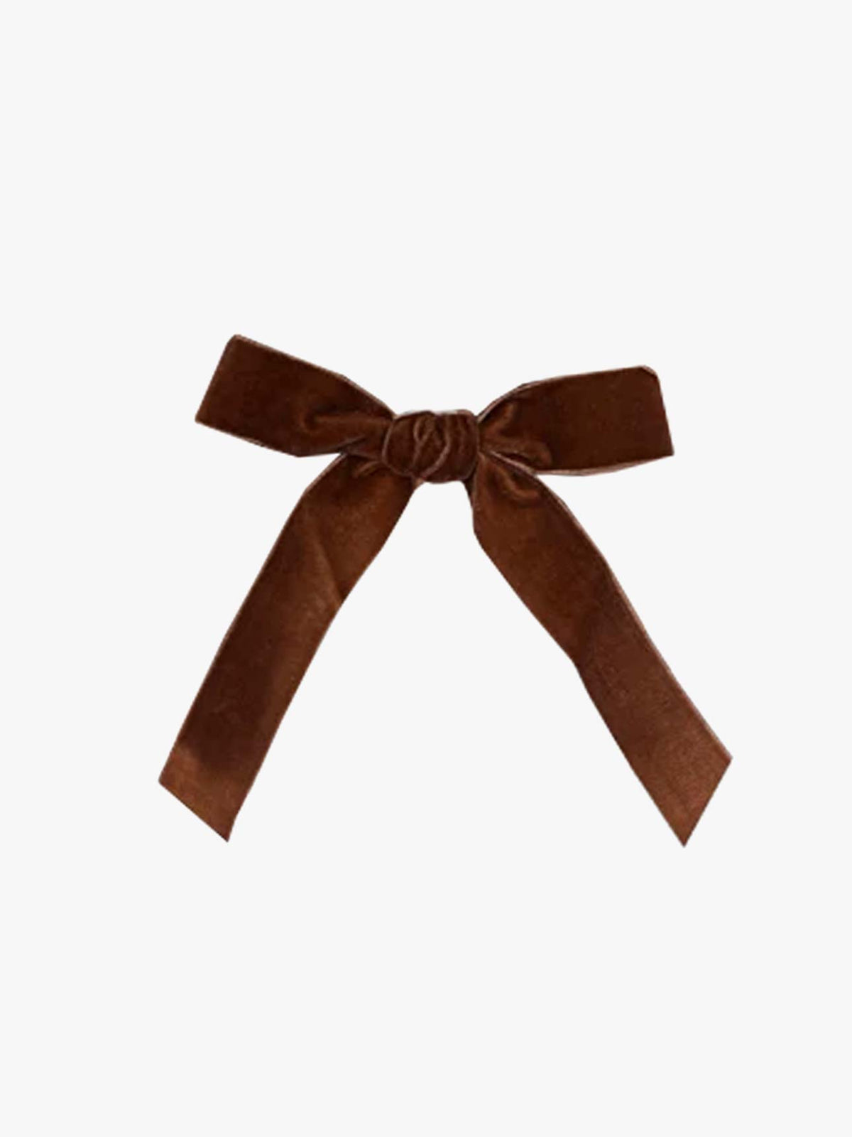 Chocolate Velvet Bows - 10 Pack