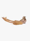Tan Sequin Feather Bird