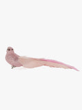 Blush Feather Clip Bird
