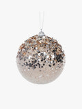 Champagne Glitter Bauble