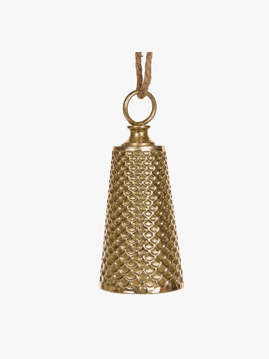 Embossed Gold Long Bell